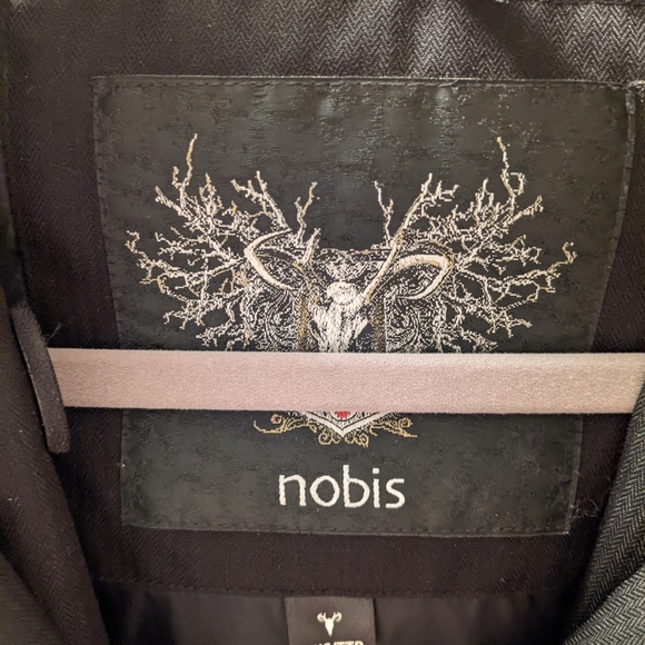 Nobis Tula Peacoat Down Parka Jacket Women's XXS Black Authentic - Picture 4 of 8